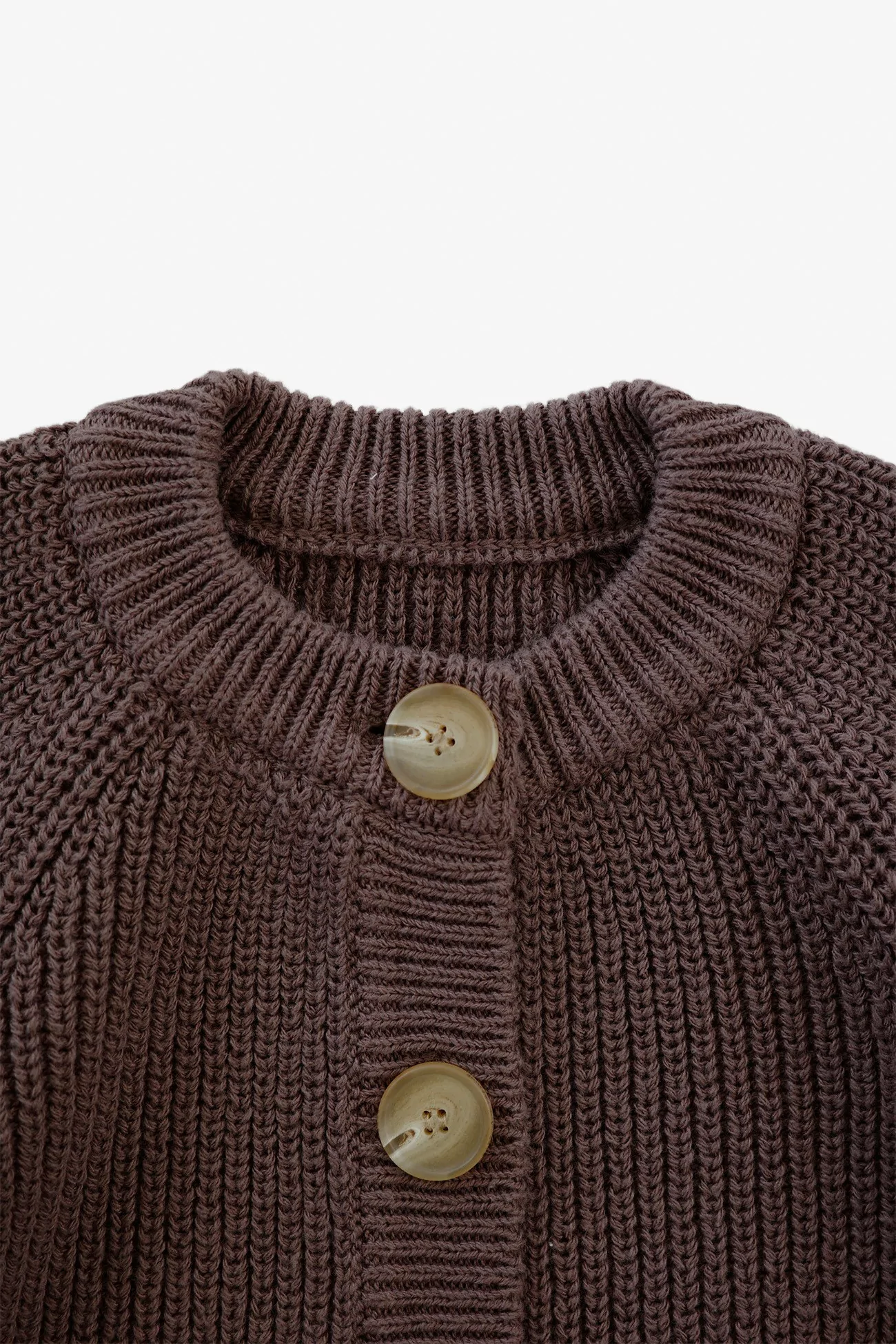 Combinaison Bébé Maille Coton Bio – Brown | Centre Commercial
