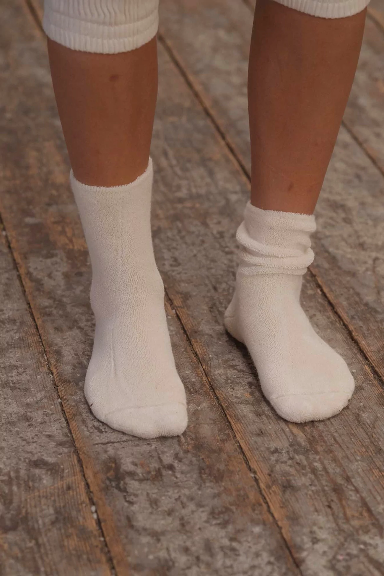 Buckle Organic Cotton Socks – Off White | Centre Commercial