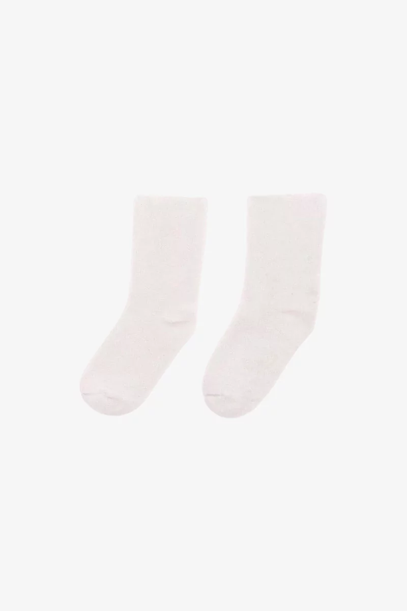 Chaussettes Buckle Coton Bio – Off White | Centre Commercial
