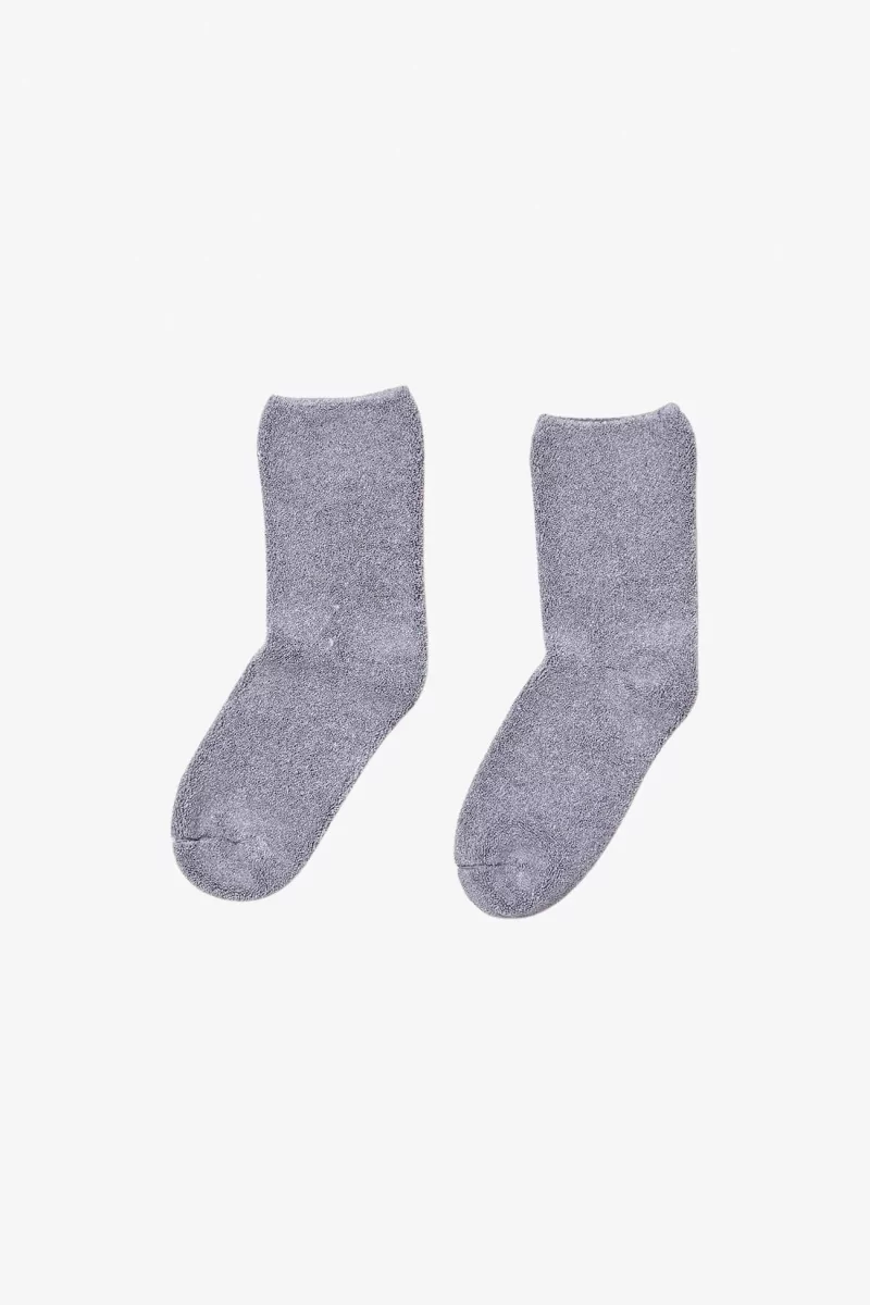 Chaussettes Buckle Coton Bio – Grey Melange | Centre Commercial