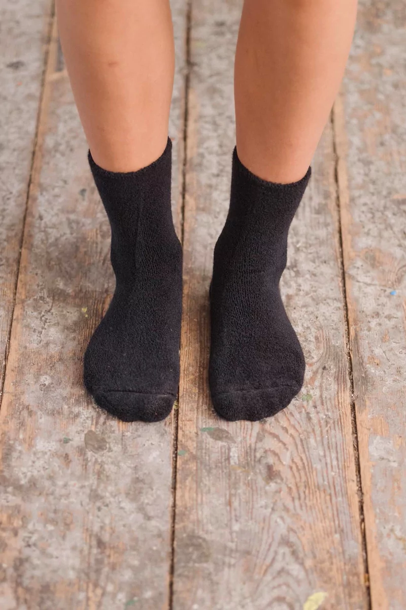 Chaussettes Buckle Coton Bio – Black | Centre Commercial