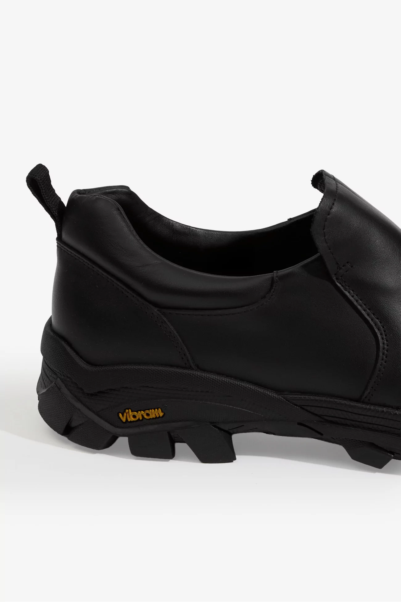 Chaussures Non-Safety Slip-On Cuir – Calfskin Black | Centre Commercial