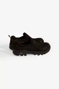 Chaussures Non-Safety Slip-On Suède – Deep Brown | Centre Commercial