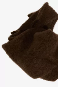 Jenna Triangle Mohair Scarf – Chocolate | Centre Commercial