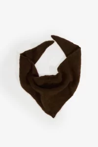 Jenna Triangle Mohair Scarf – Chocolate | Centre Commercial