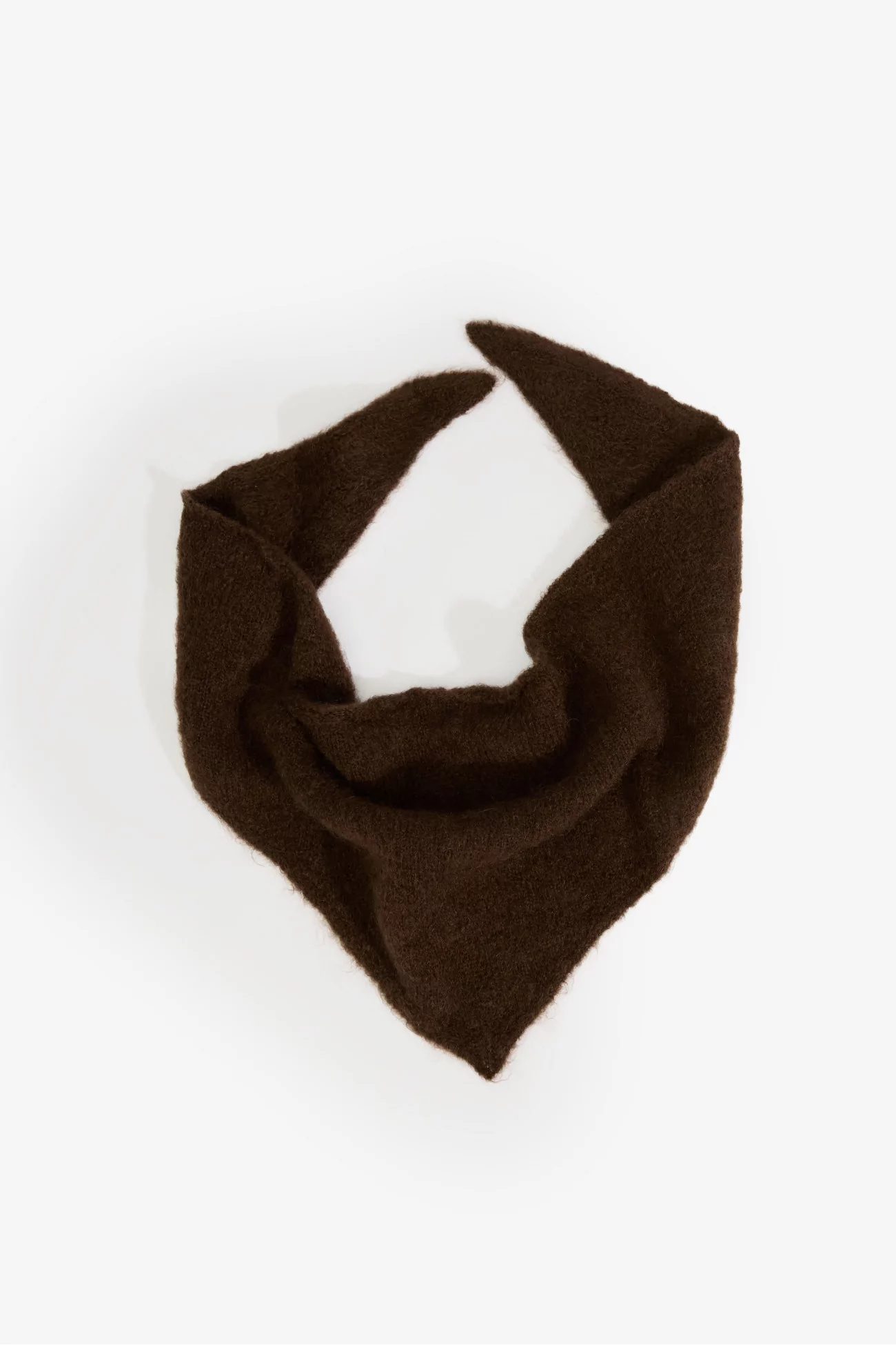 Écharpe Triangle Jenna Mohair – Chocolat | Centre Commercial
