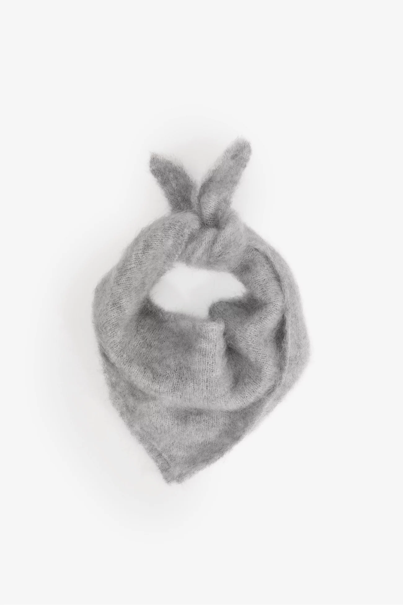 Écharpe Triangle Jenna Mohair – Gris | Centre Commercial