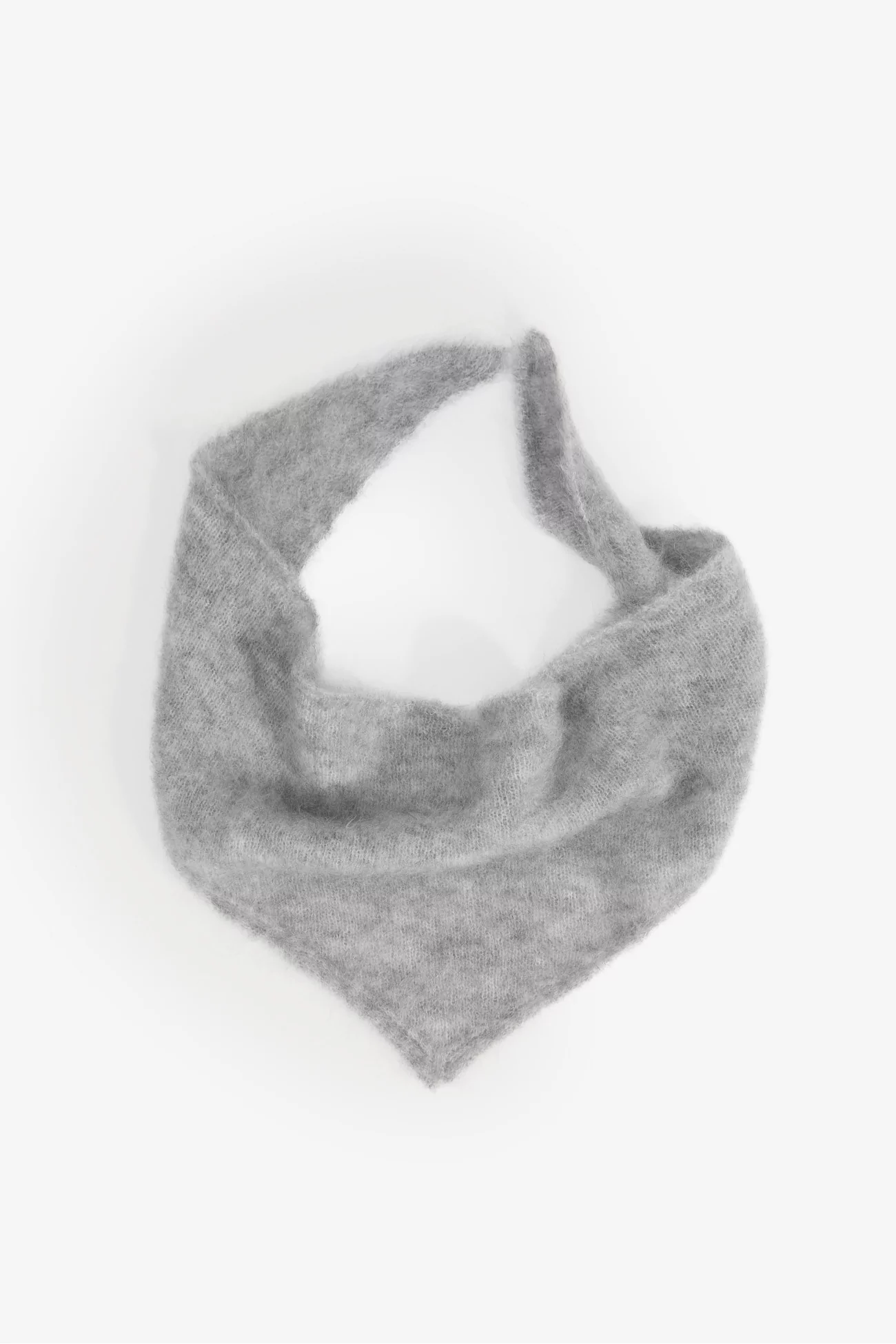 Écharpe Triangle Jenna Mohair – Gris | Centre Commercial
