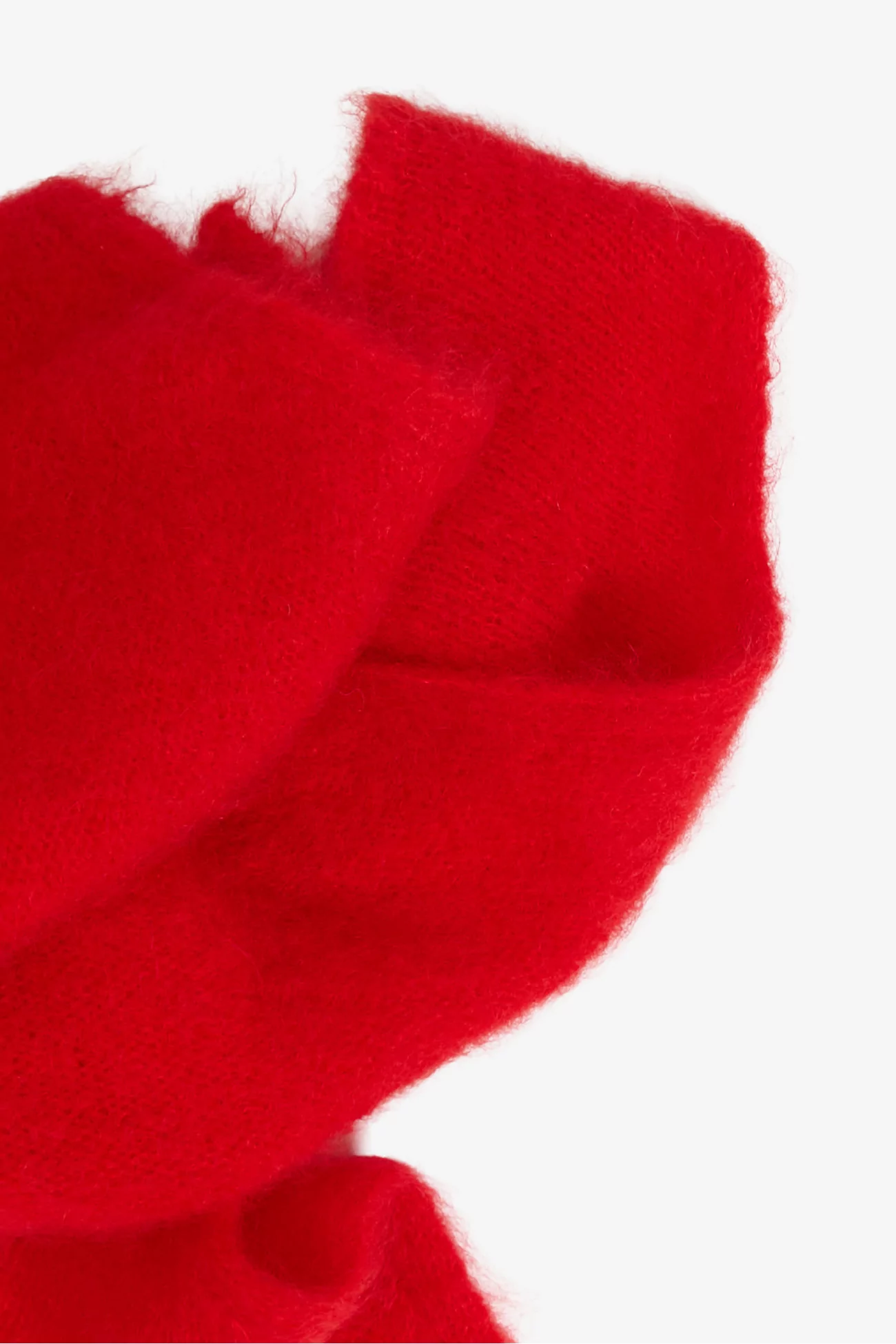 Écharpe Triangle Jenna Mohair – Rouge | Centre Commercial