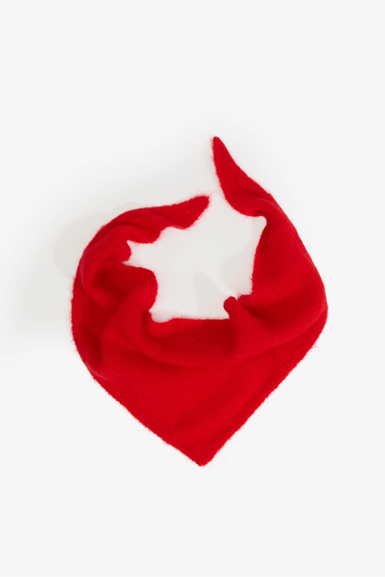 Écharpe Triangle Jenna Mohair – Rouge | Centre Commercial