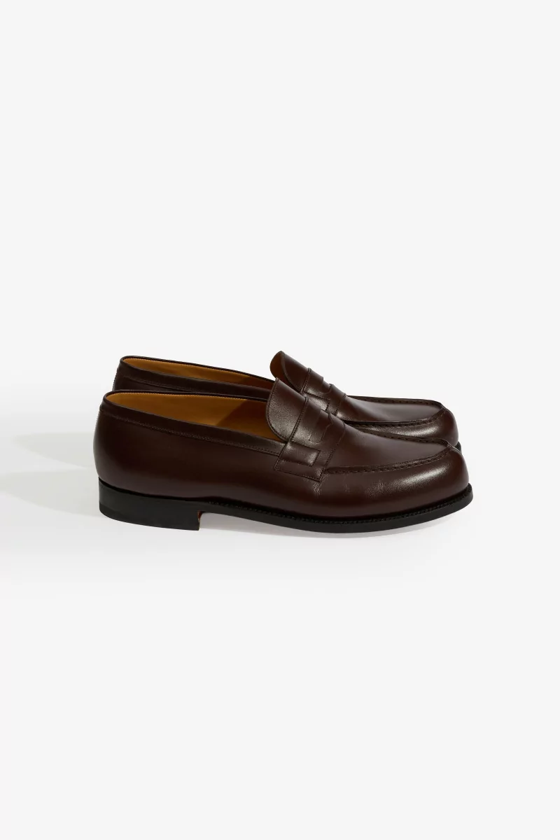 Mocassin 180 J.M. Weston Cuir Veau – Box Mélèze | Centre Commercial