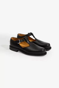 Salomé Leather Sandal Women – Black | Centre Commercial