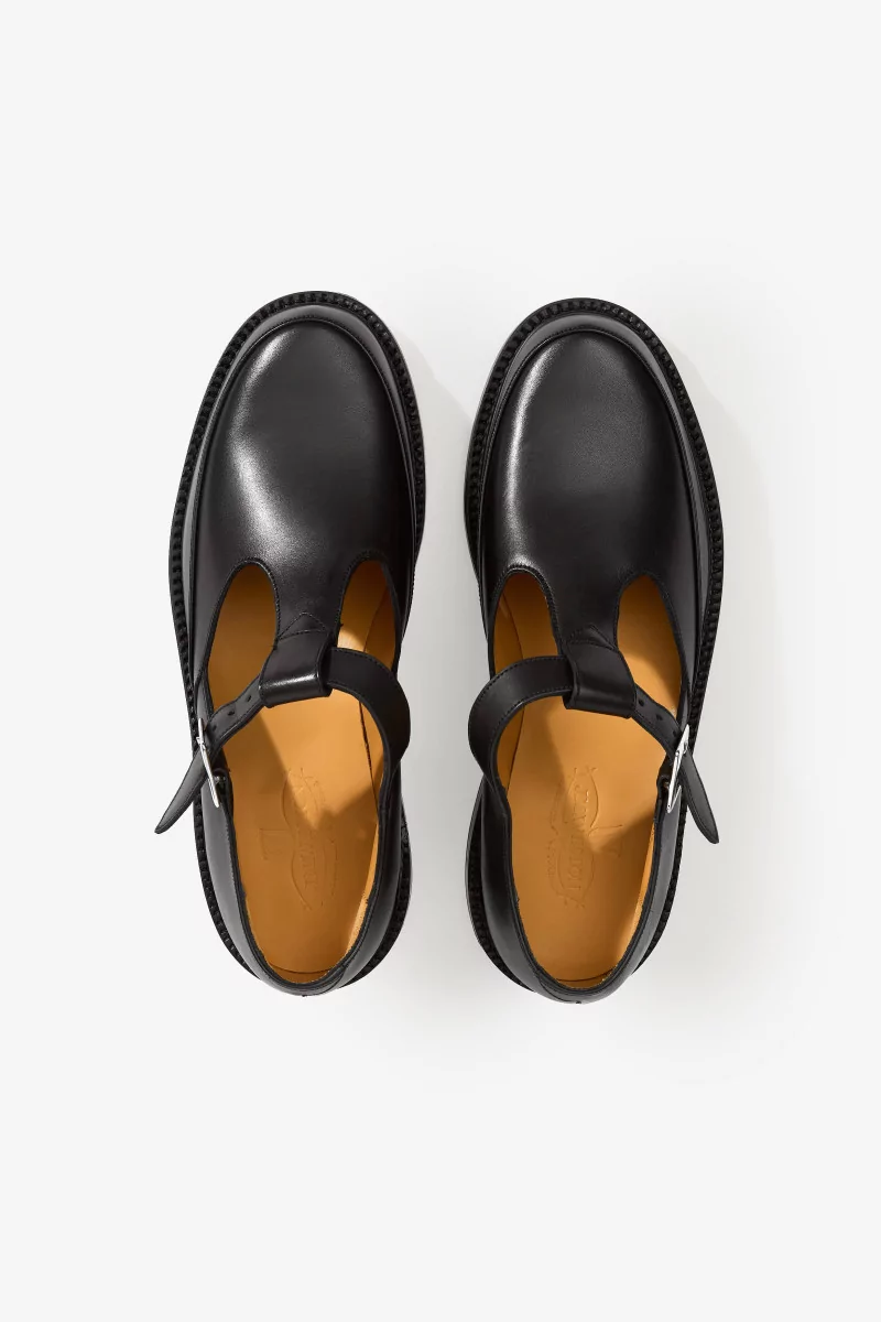 Salomé Leather Sandal Women – Black | Centre Commercial