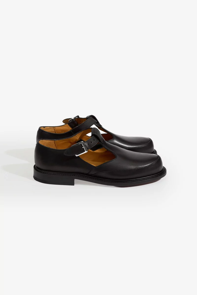 Sandale Salomé Femme Cuir – Noir | Centre Commercial