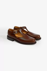 Salomé Leather Sandal Men – Brown | Centre Commercial