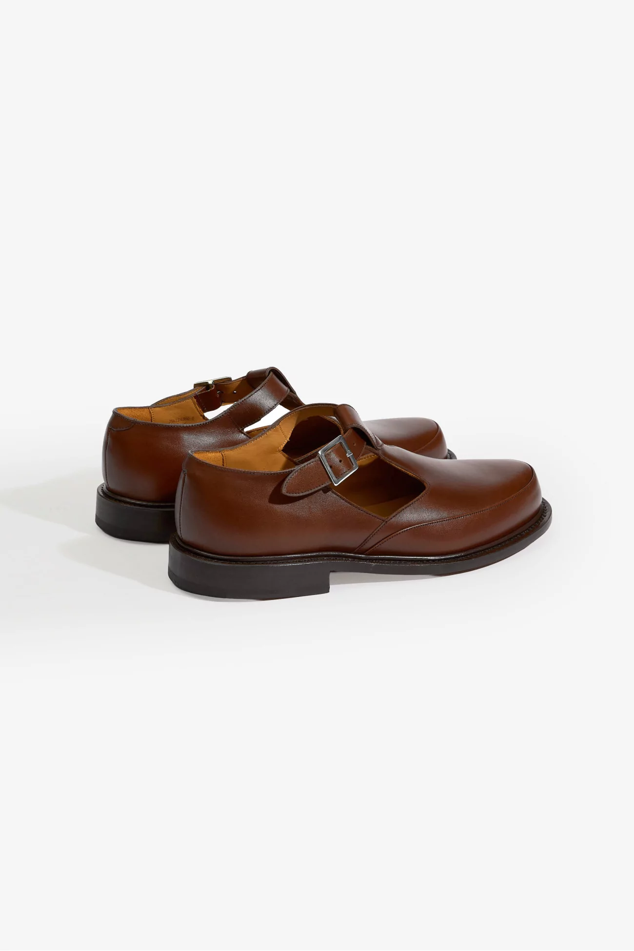 Salomé Leather Sandal Men – Brown | Centre Commercial