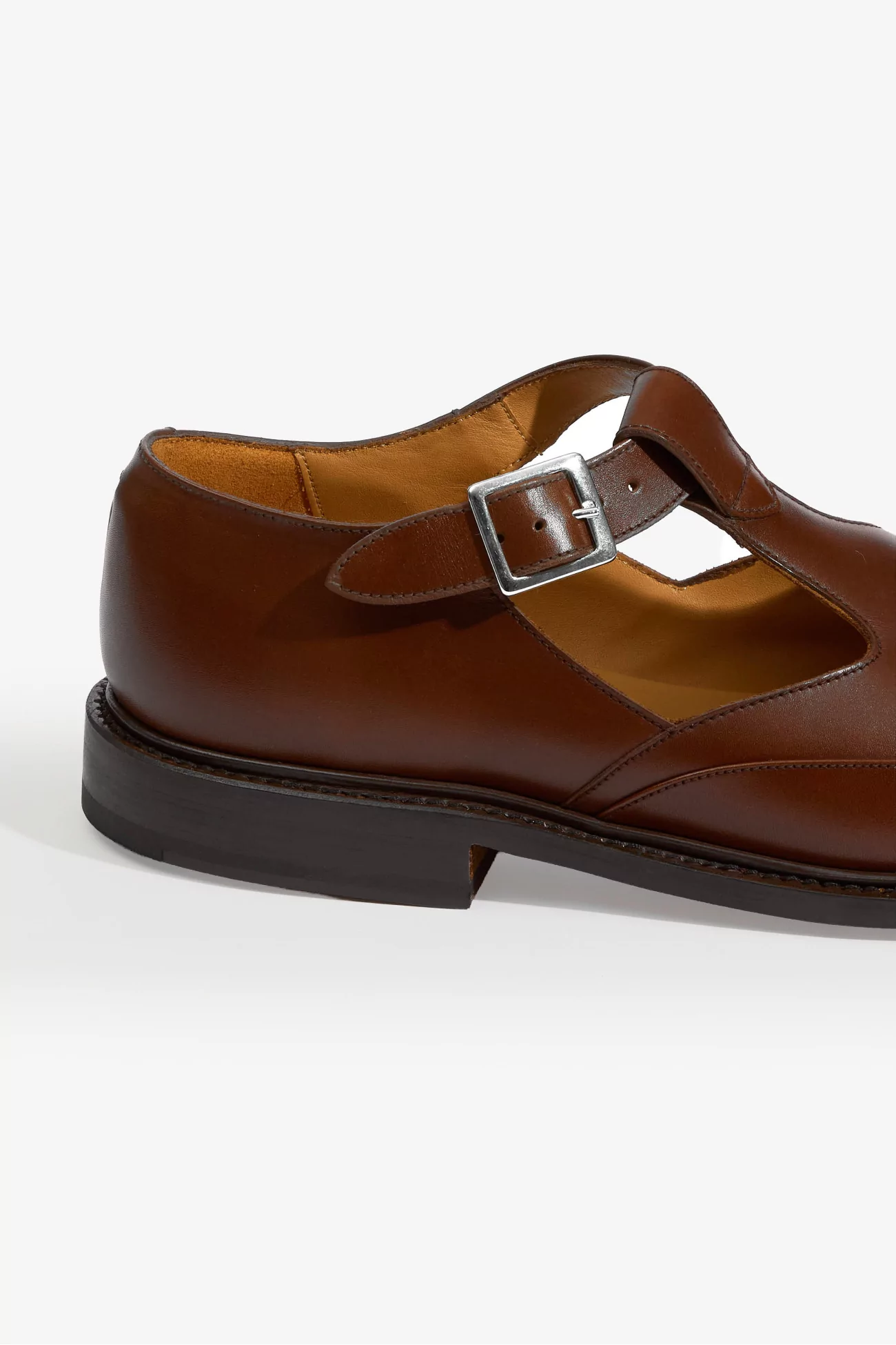Sandale Salomé Homme Cuir – Marron | Centre Commercial
