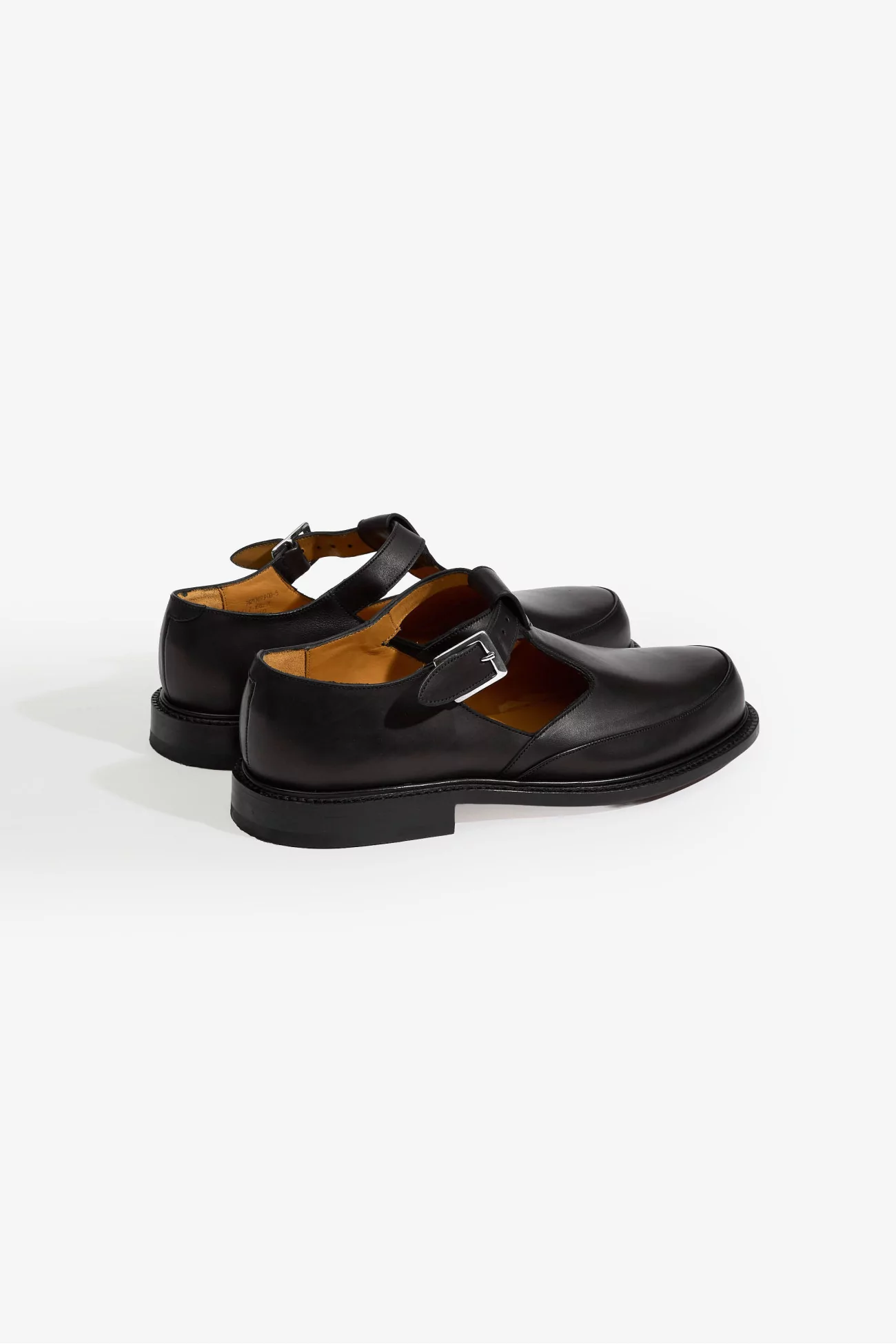 Salomé Leather Sandal Men – Black | Centre Commercial
