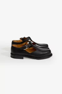 Salomé Leather Sandal Men – Black | Centre Commercial