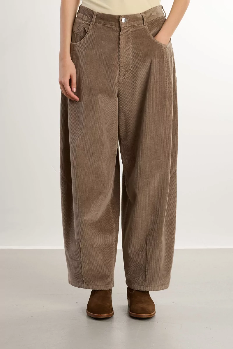 Pantalon Baggy Velours Côtelé Corduroy Baggy – Sage | Centre Commercial
