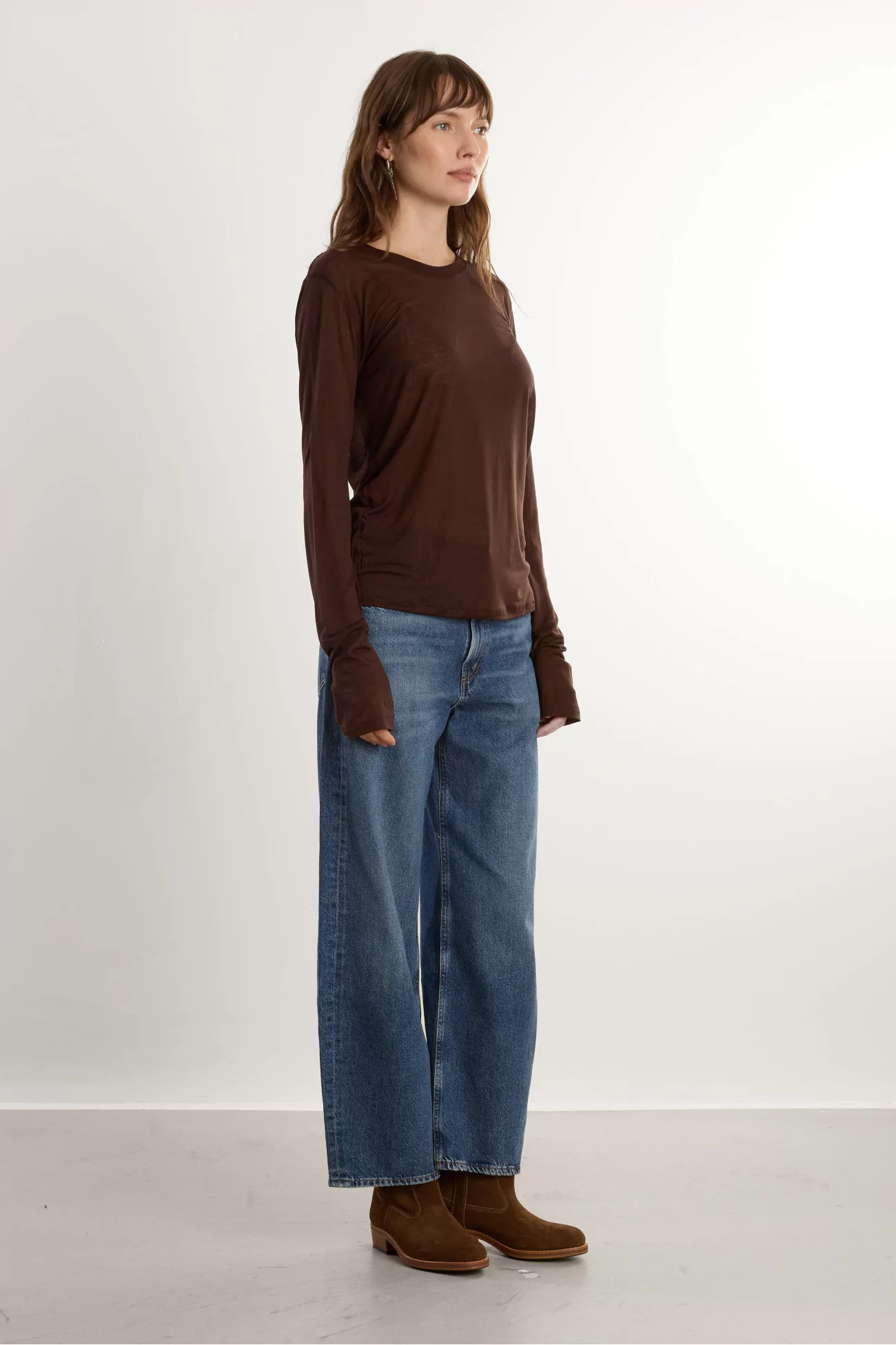 Lyocell Long Sleeve Tee Baserange – Tactile | Centre Commercial