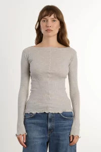 T-shirt Pama Coton Bio Baserange – Grey Melange | Centre Commercial