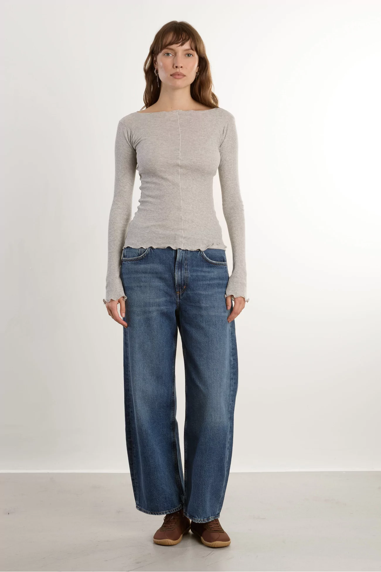 T-shirt Pama Coton Bio Baserange – Grey Melange | Centre Commercial