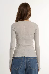 T-shirt Pama Coton Bio Baserange – Grey Melange | Centre Commercial