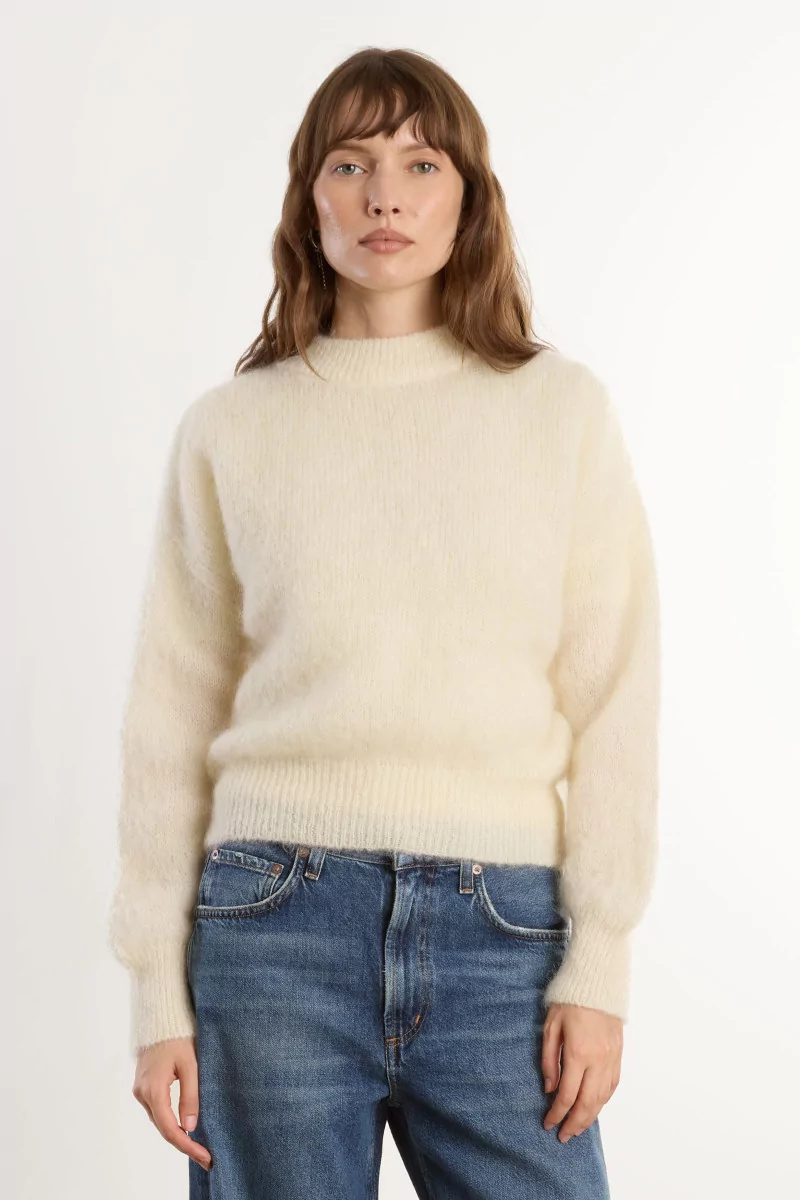 Pull Femme Mohair Jane Surprise – Cream | Centre Commercial