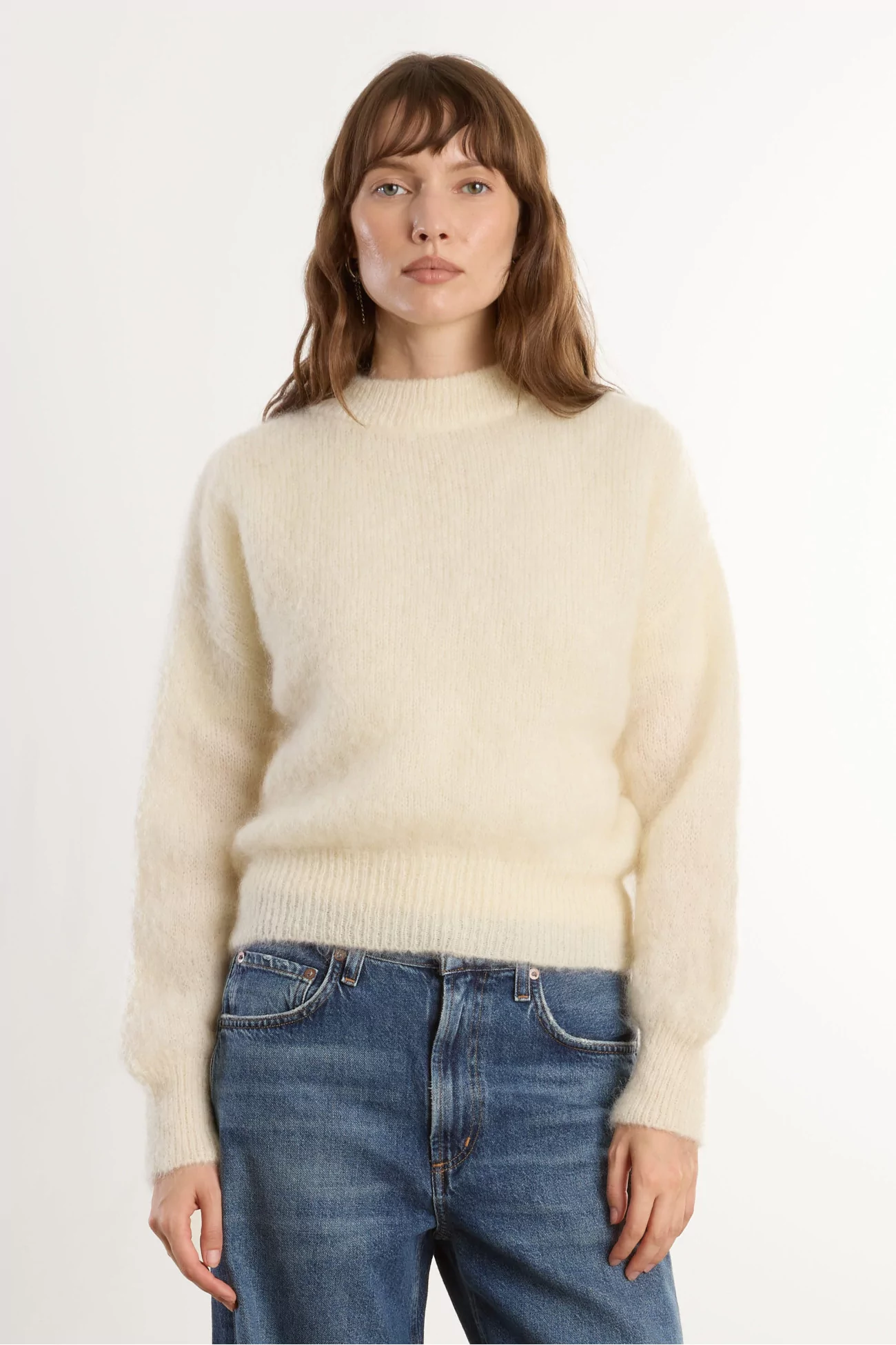 Pull Femme Mohair Jane Surprise – Cream | Centre Commercial