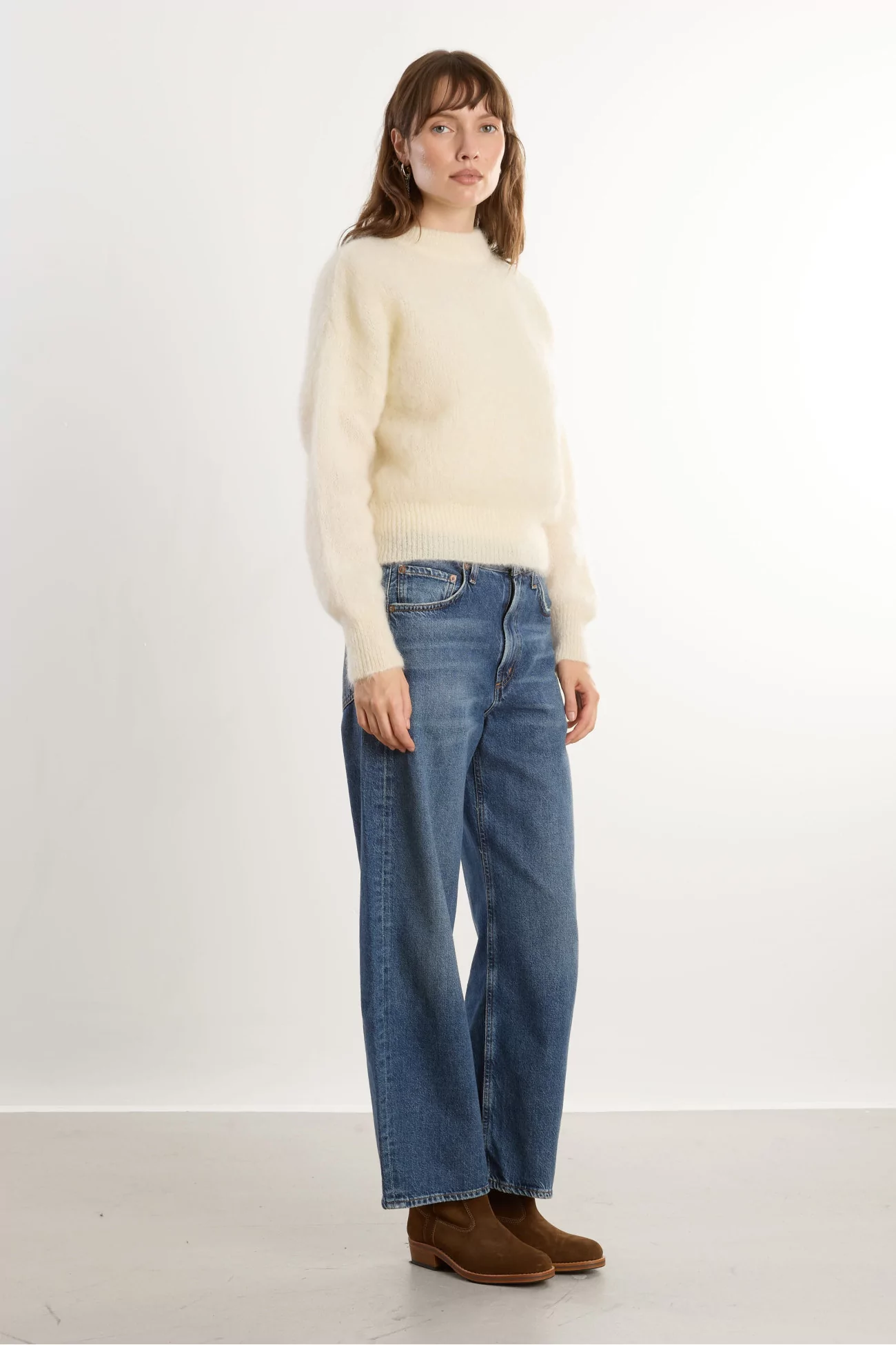 Pull Femme Mohair Jane Surprise – Cream | Centre Commercial