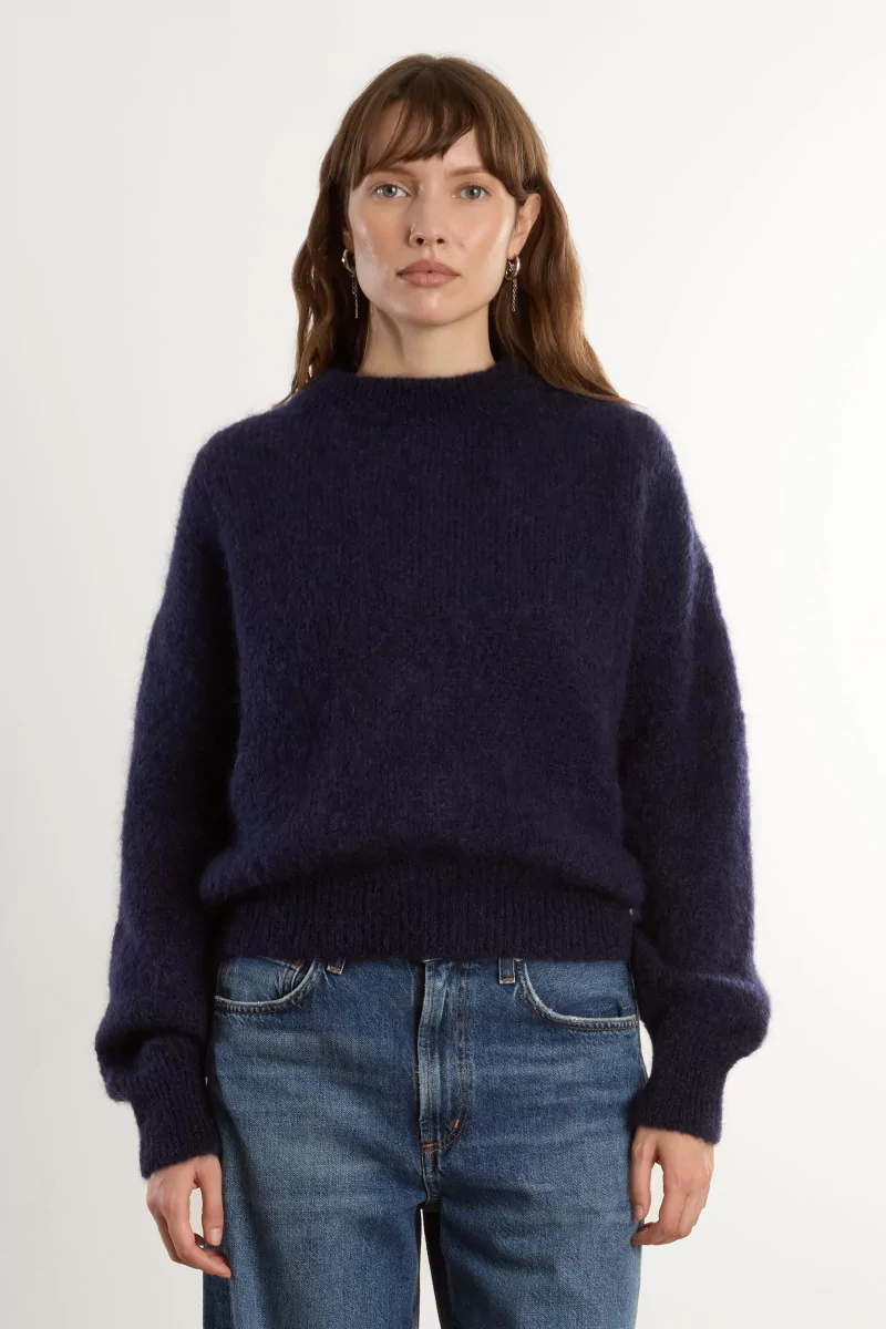 Surprise Jane Mohair Sweater Women – Navy Blue | Centre Commercial