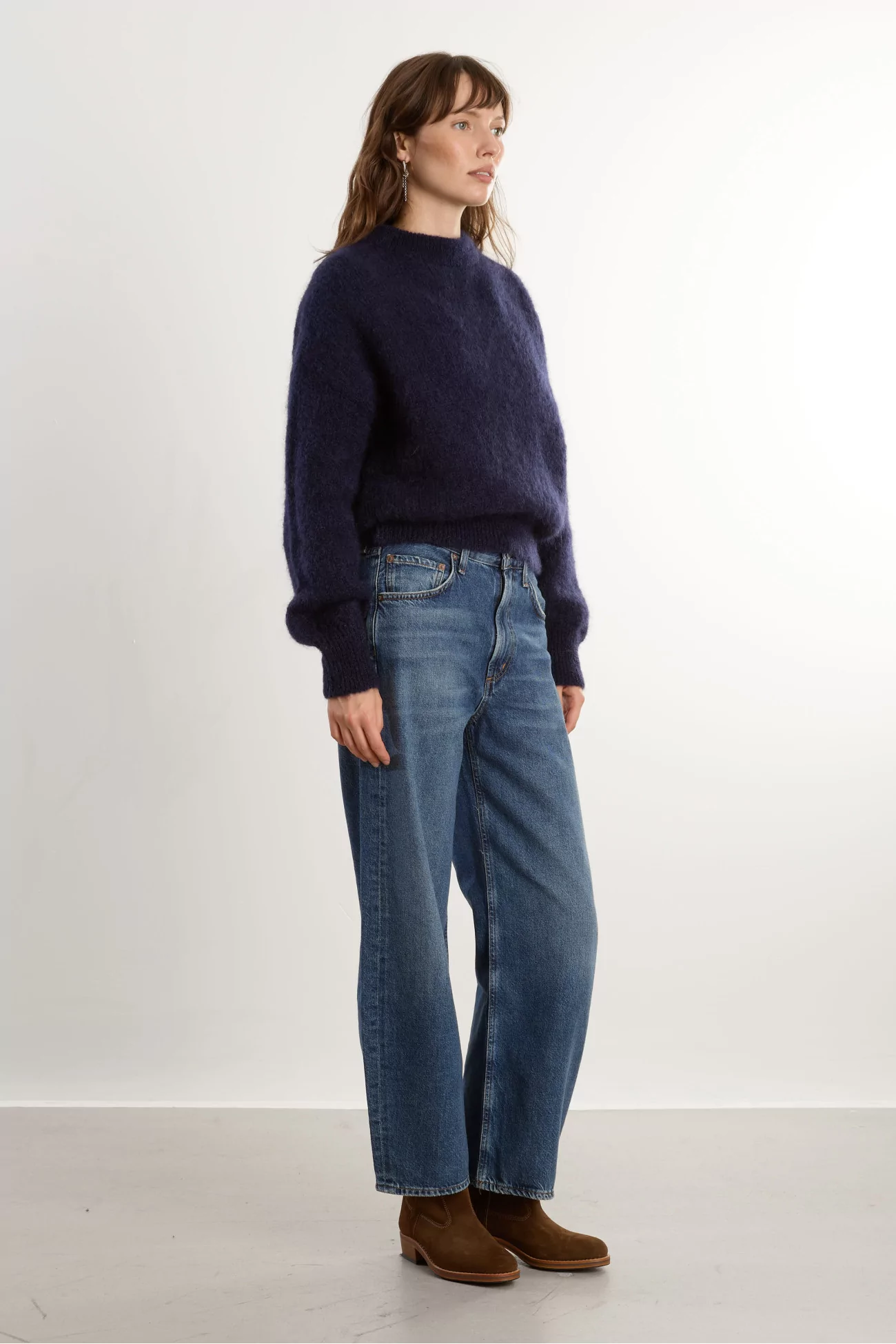 Pull Femme Mohair Jane Surprise – Navy Blue | Centre Commercial
