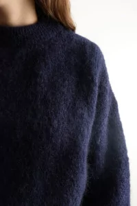 Surprise Jane Mohair Sweater Women – Navy Blue | Centre Commercial