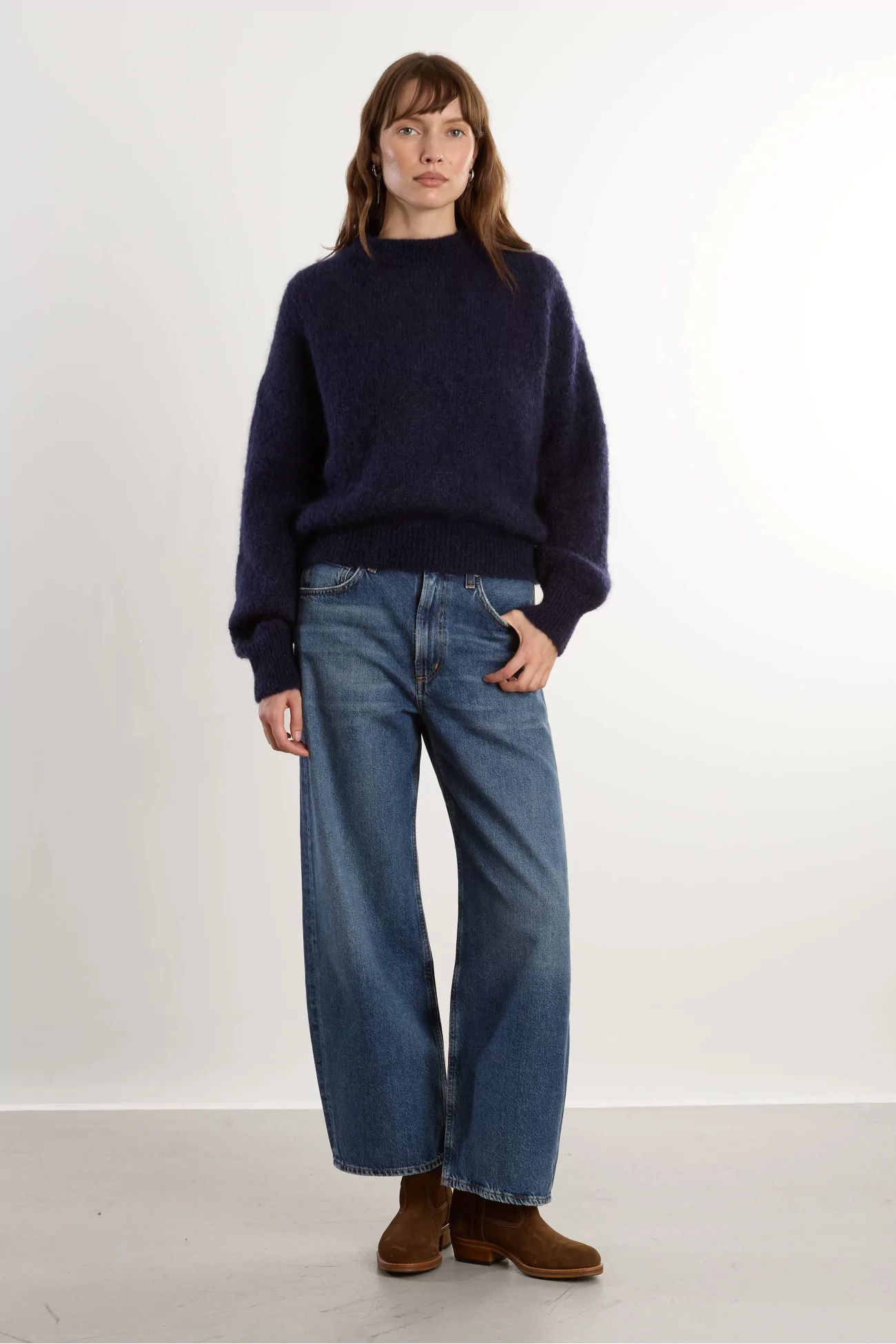 Pull Femme Mohair Jane Surprise – Navy Blue | Centre Commercial