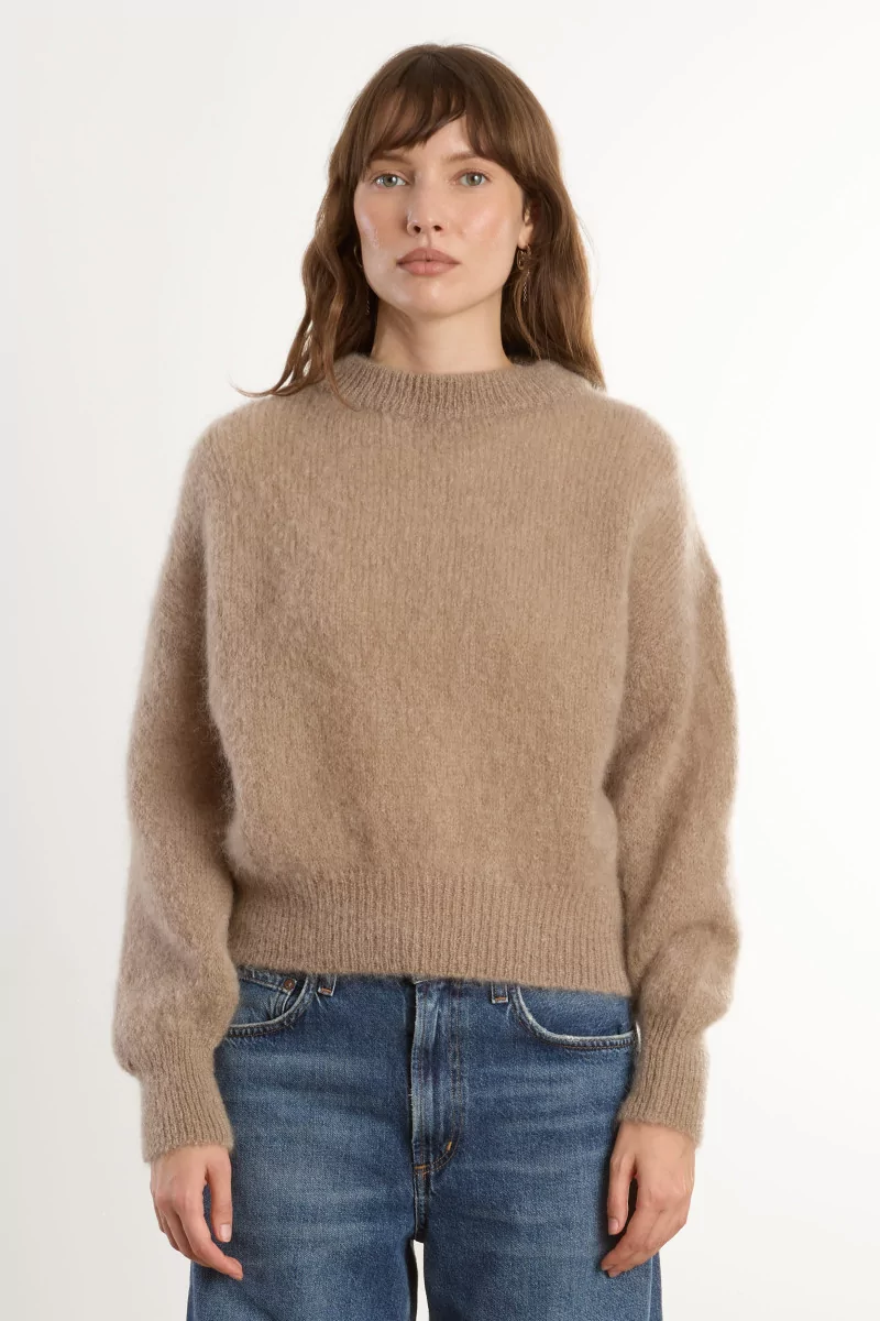 Pull Femme Mohair Jane Surprise – Taupe | Centre Commercial