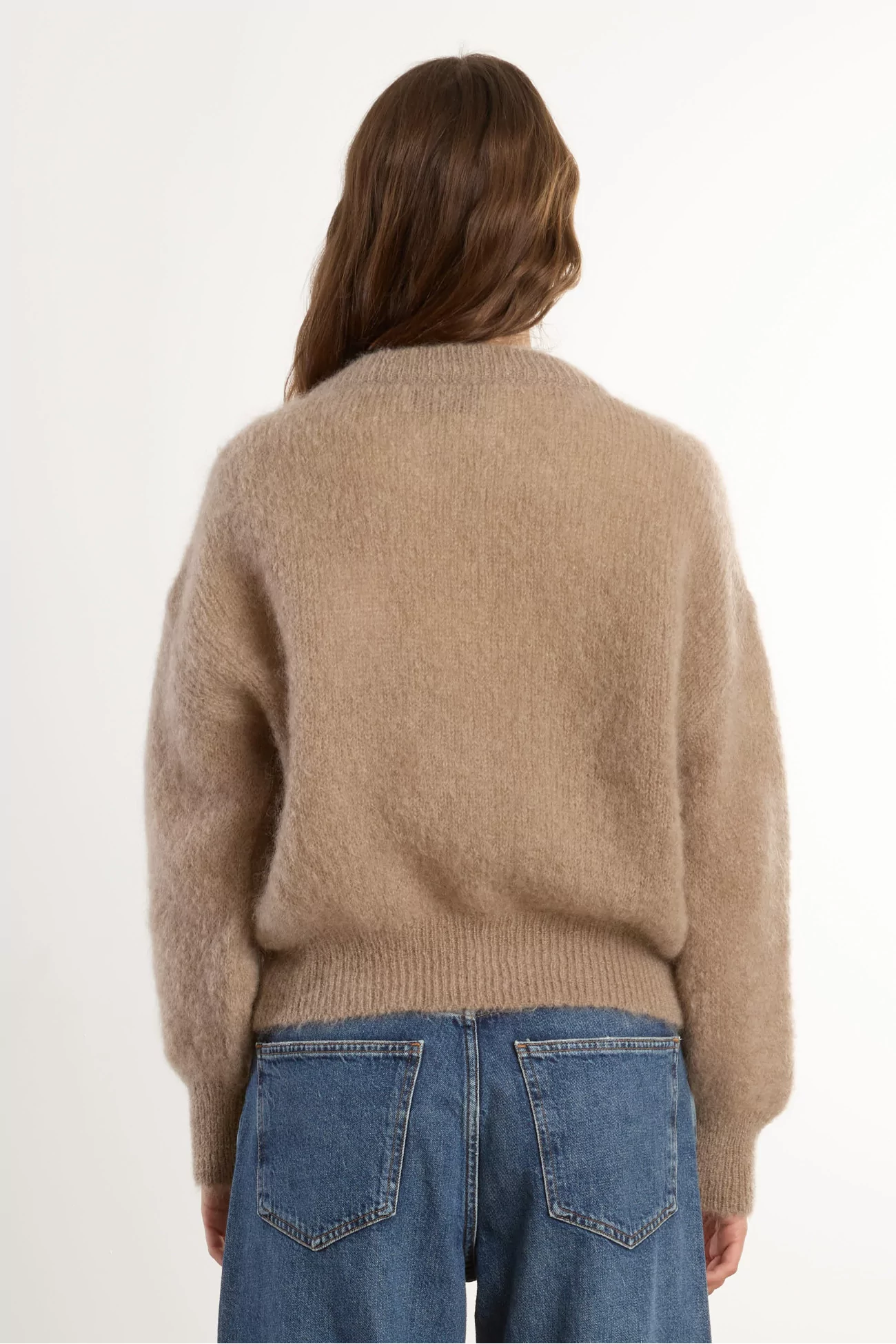 Pull Femme Mohair Jane Surprise – Taupe | Centre Commercial