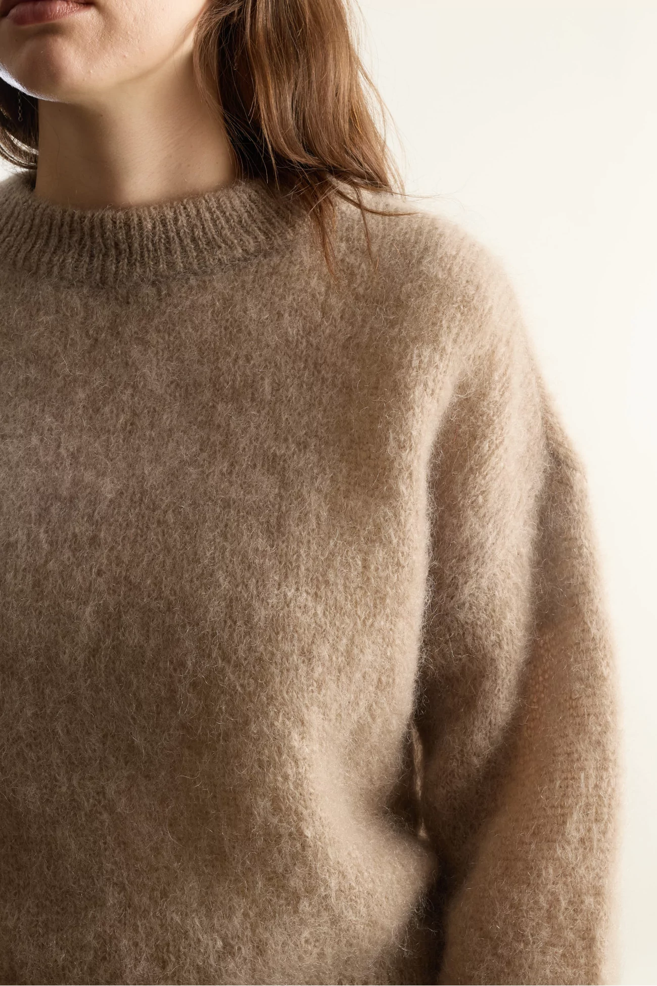 Pull Femme Mohair Jane Surprise – Taupe | Centre Commercial