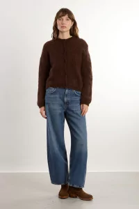 Cardigan Femme Mohair Olivia Surprise – Chocolat | Centre Commercial