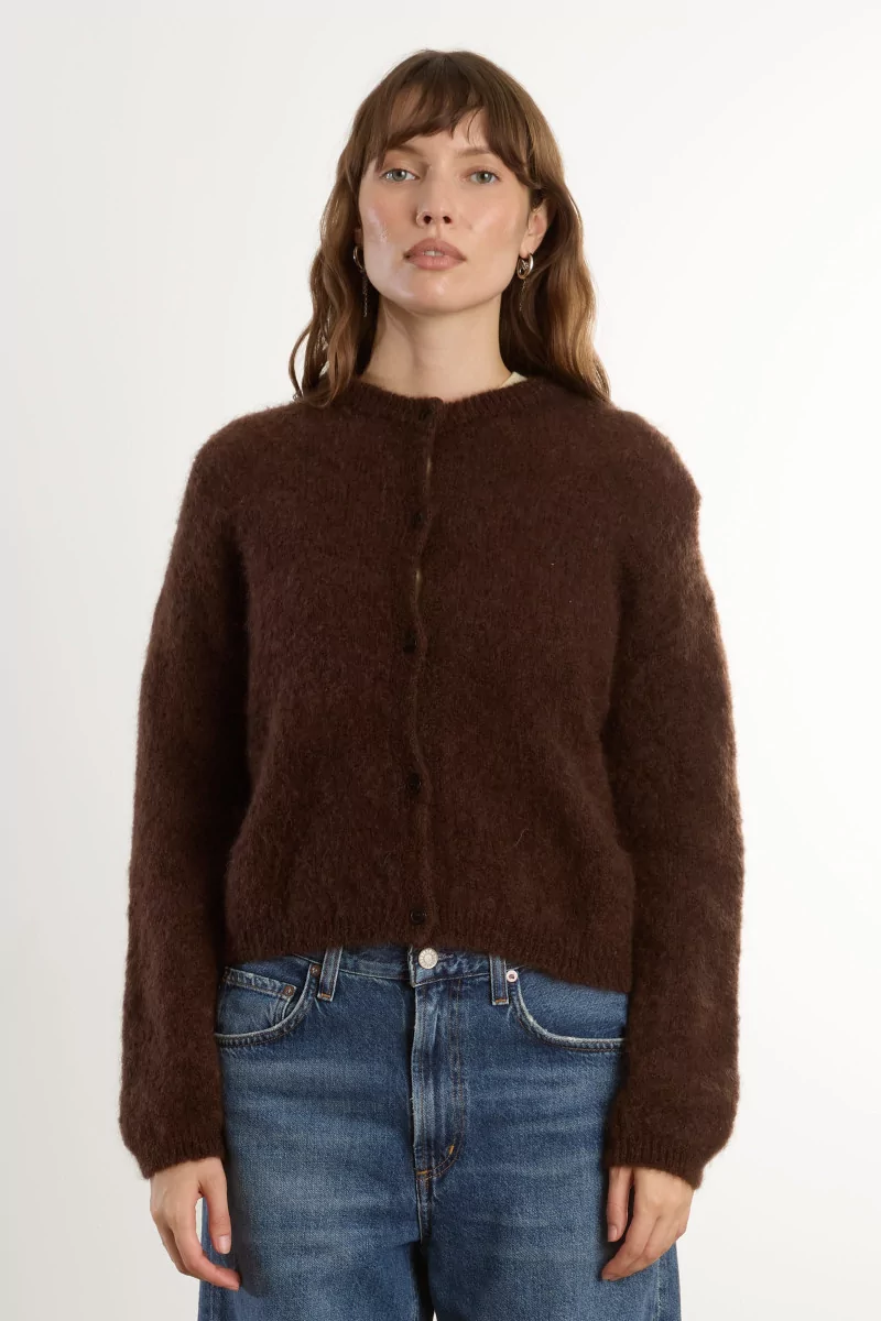 Surprise Olivia Mohair Cardigan Women – Chocolat | Centre Commercial