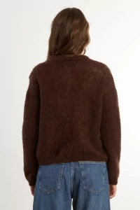 Cardigan Femme Mohair Olivia Surprise – Chocolat | Centre Commercial