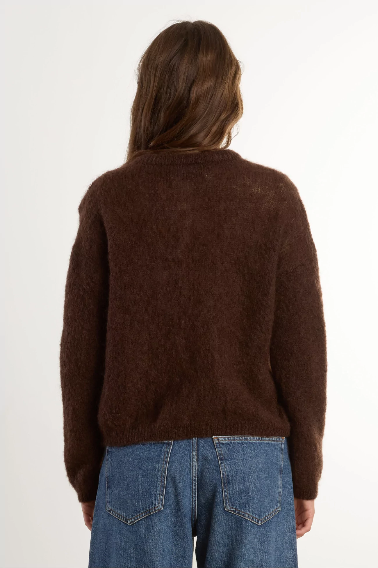Cardigan Femme Mohair Olivia Surprise – Chocolat | Centre Commercial