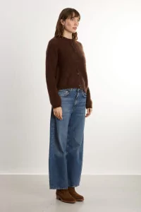 Cardigan Femme Mohair Olivia Surprise – Chocolat | Centre Commercial