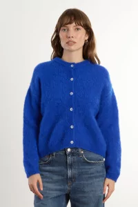Cardigan Femme Mohair Olivia Surprise – Electric Blue | Centre Commercial