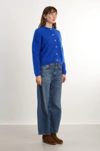 Cardigan Femme Mohair Olivia Surprise – Electric Blue | Centre Commercial