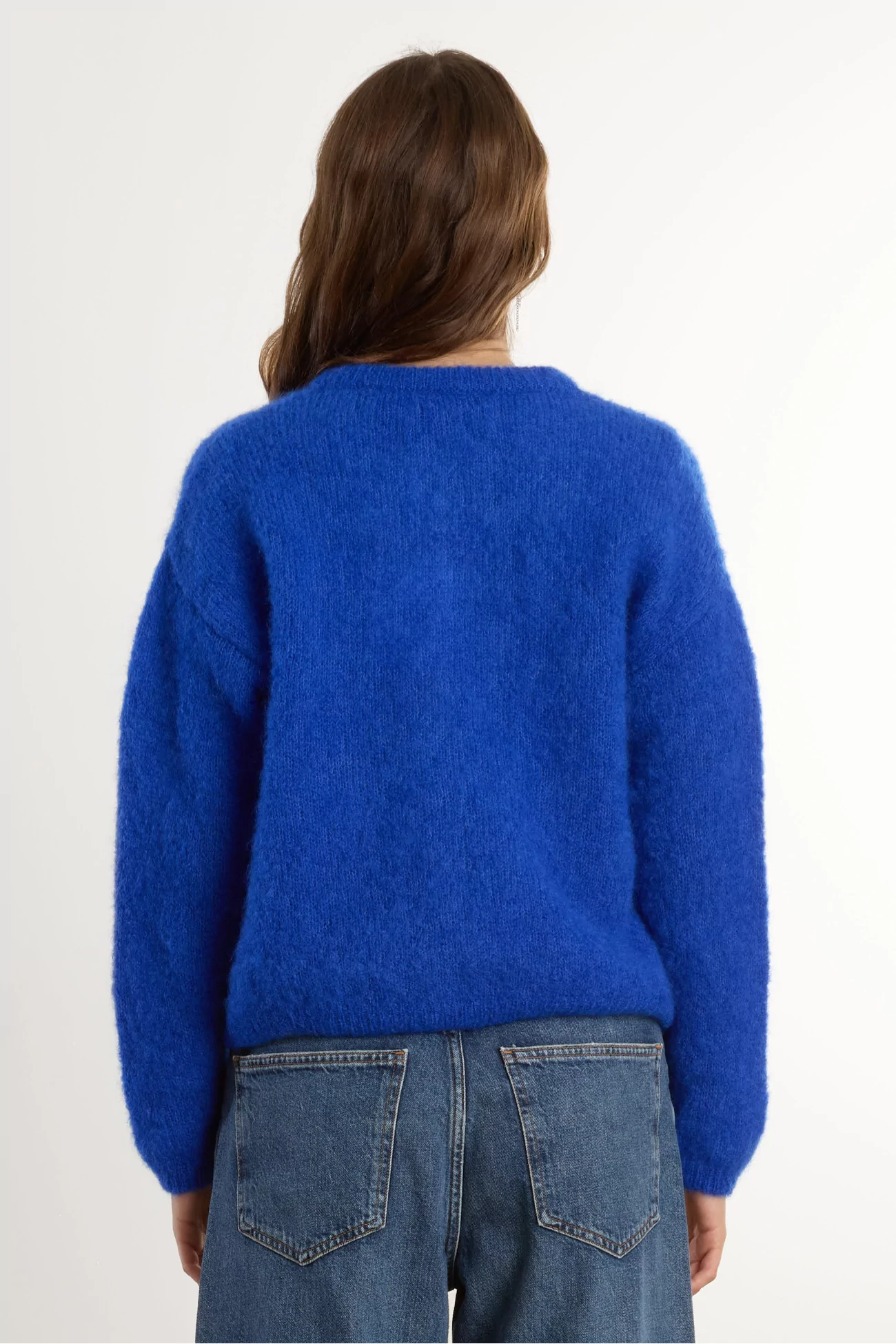 Cardigan Femme Mohair Olivia Surprise – Electric Blue | Centre Commercial