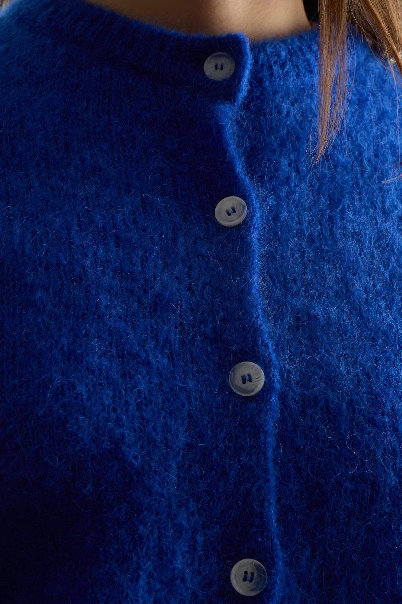 Surprise Olivia Mohair Cardigan Women – Electric Blue | Centre Commercial