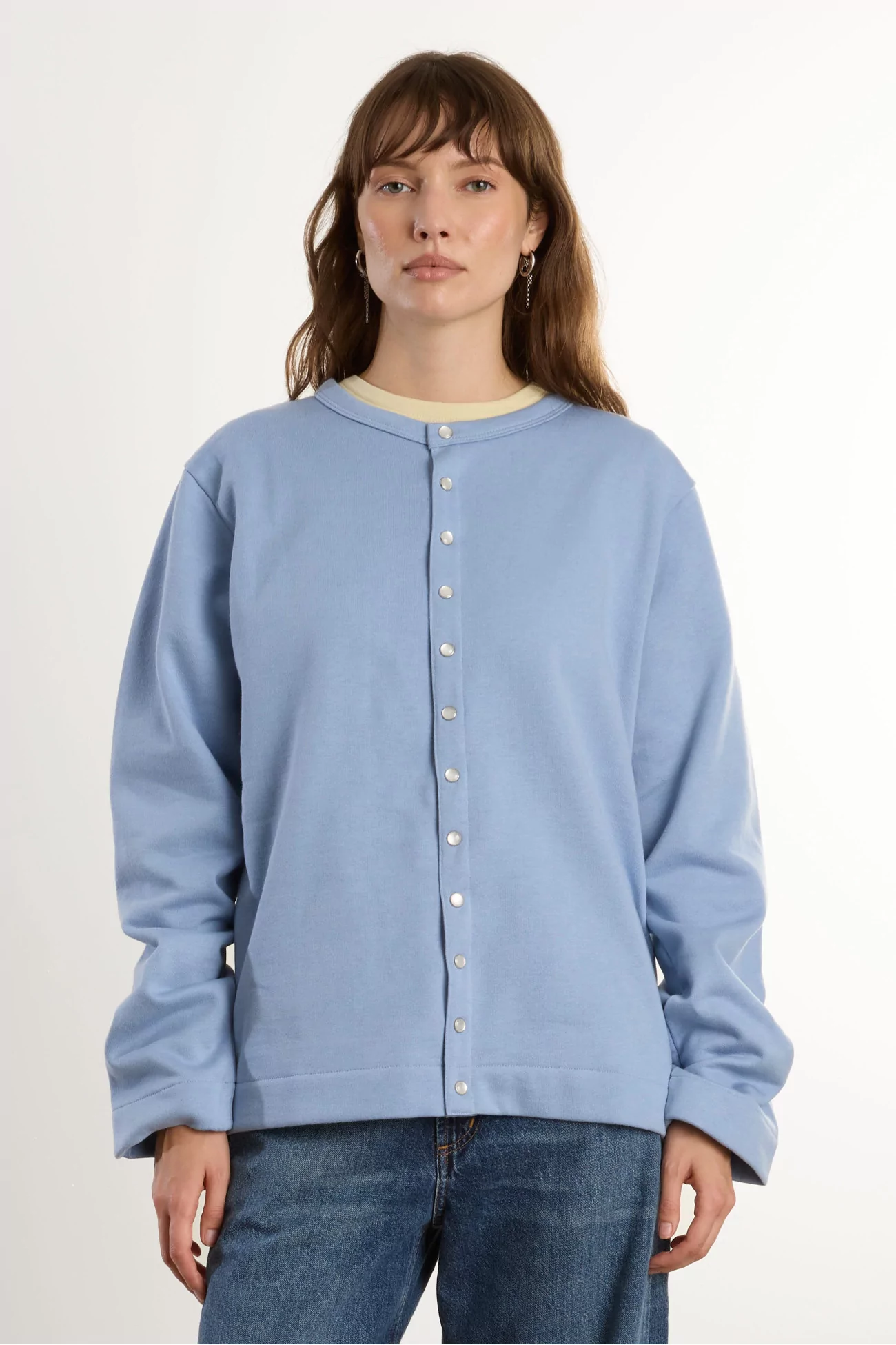 agnès b. Néo Snap Cardigan Women – Mykonos | Centre Commercial