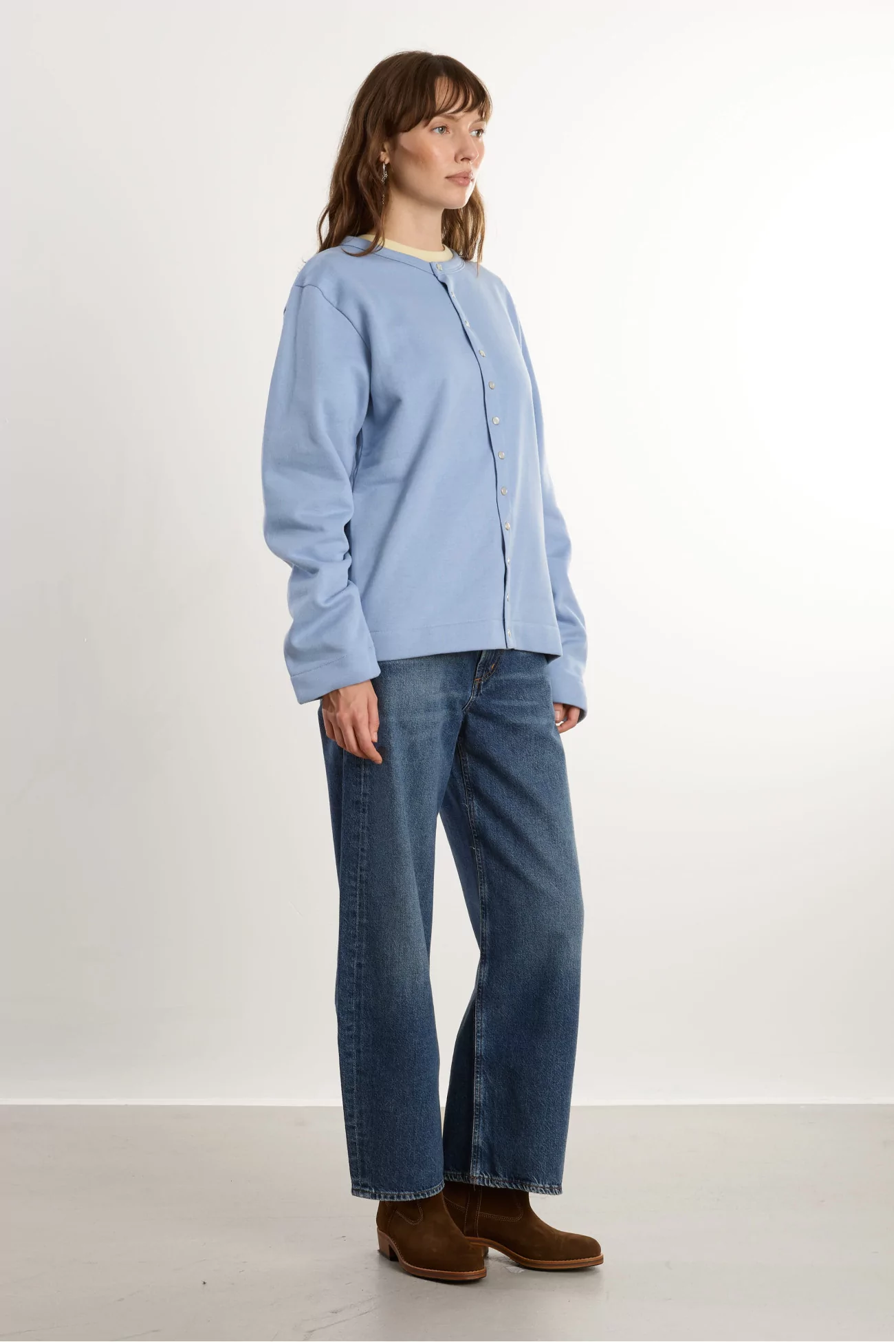 agnès b. Néo Snap Cardigan Women – Mykonos | Centre Commercial