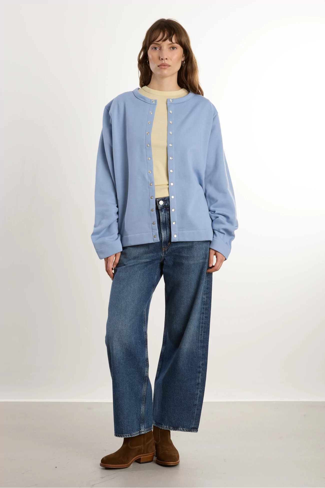Cardigan Femme Pression Néo agnès b. – Mykonos | Centre Commercial